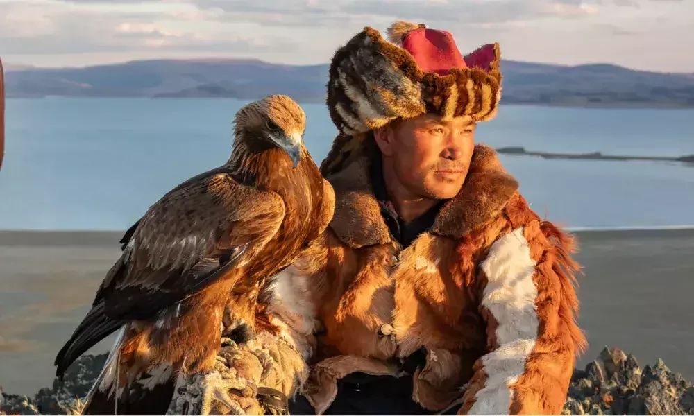Apex Alliance: The Mechanics of Eagle Hunting in the Altai